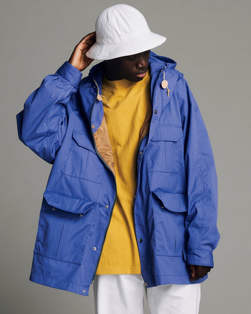 the north face blue label
